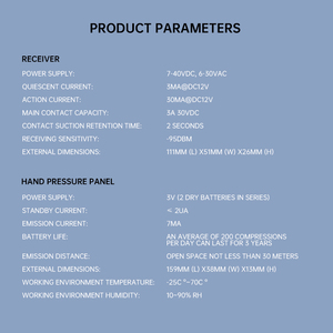 Cumu không dây gương tay chuyển đổi điện cửa đẩy chuyển đổi cảm biến cửa điều khiển từ xa - Product Image 5