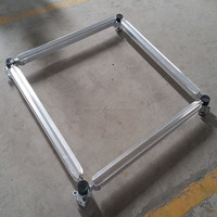 Plateforme de Scène Modulaire Portable en Alliage d'Aluminium Personnalisée, Installation Rapide, 1,22 m x 1,22 m, Capacité de Charge 300 kg pour