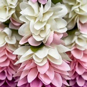 Guirnalda de Flores Artificiales Rosadas y Blancas, Decorativa, Colgante, para Bodas, Festivales, Templos, Decoración de Entrada de Casa - Product Image 2