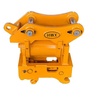 Retroexcavadora cargadora inclinable rotador giratorio acoplador rápido hidráulico enganche rápido - Product Image 1