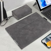 Étui souple en TPU avec support intégré pour Microsoft Surface Pro 7 8 9 10 Go avec sac de chargeur