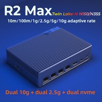 Serveur domestique Hard Cool R2Max 10G N150/N305/N350/N355, routeur pare-feu open source, passerelle