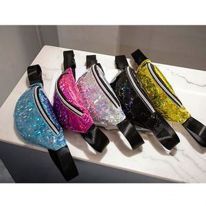 Sac banane holographique à paillettes pour femme, sac de poitrine laser, sac ceinture, nouveauté 2018 - Product Image 2