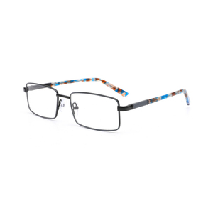 BONA alta calidad Unisex azul aleación anteojos gris nuevo diseño <span class=keywords><strong>gafas</strong></span> ópticas marco para adultos estilo clásico <span class=keywords><strong>General</strong></span> - Product Image 3