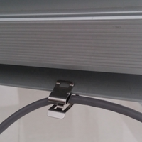 Pince de fixation Sunforson en acier inoxydable de type R pour câble solaire photovoltaïque, organisateur de fils de panneau