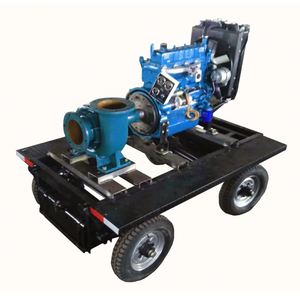 Farm Agricultural Irrigation Use diesel Engine <b>Water</b> <b>Pump</b> With Trailer - Product Image 2