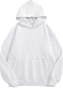 Men's Oversized Hooded Sweatshirt Solid Color Cotton French Terry Casual Autumn Wear Pocket Design Regular Fit - Product Image 6