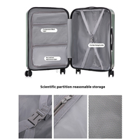 Valise à roulettes Spinner intelligente de haute qualité unisexe valise en PC pour les voyages personnels vente en gros de bagages