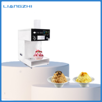 Machine à glace pilée commerciale entièrement automatique avec compresseur 220V, capacité de 120 kg, pompe à eau et réservoir