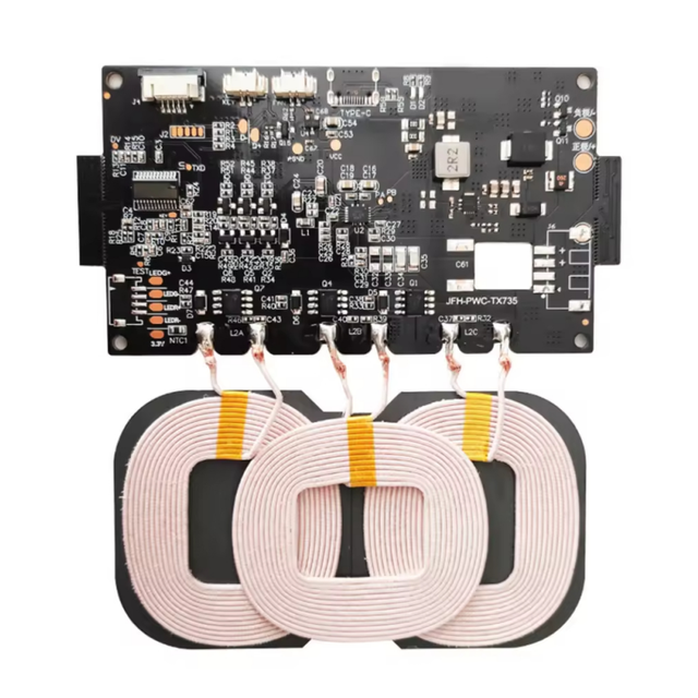 Smart Electronics Three Coil 20W High-power Standard Wireless Charging Module 12V Fast Charging Board