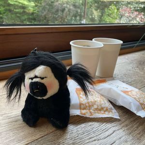 Fabricant de jouets en peluche personnalisés petits jouets en peluche personnalisés porte-clés en peluche Kawaii <span class=keywords><strong>singe</strong></span> à face blanche chaude - Product Image 3