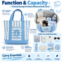 Sac fourre-tout en polyester à poignée renforcée, sublimation haute définition couleur personnalisée, pour programmes promotionnels multi-enseignements
