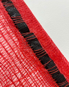 Burgundy HDPE Mesh Bags Reusable High Quality Agricultural Use with Blow Molding and Cutting Services - Product Image 2
