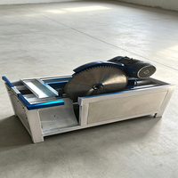 Machine de découpe de bois entièrement automatique à composants moteur de pointe, pour le broyage efficace des bûches, petite scie circulaire de table