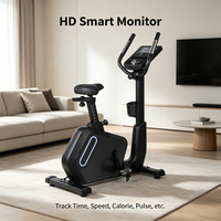 Bicicleta Estática Magnética K-FIT GS-8760BP, Equipo de Gimnasio Comercial de Alta Gama, Programable, Resistente, para Uso Doméstico
