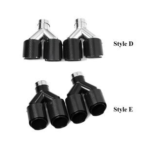 Sypes đầu ống xả xe hơi đầu ống giảm thanh kép hiệu suất AK bằng thép không gỉ + 304 thông dụng 51/54/57/60/63/65/67/70/80/90mm - Product Image 2