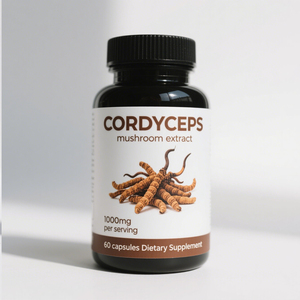 Oem Fabriek Leveren Natuurlijke Cordyceps Paddestoel <span class=keywords><strong>Extract</strong></span> Sinensis Mycelium Poeder Organische Cordyceps Capsules - Product Image 1