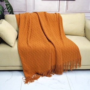 Jeter fil couverture avec gland pour lit canapé Plaid voyage <span class=keywords><strong>voiture</strong></span> avion couvertures doux mur <span class=keywords><strong>tapisserie</strong></span> couvre-lit - Product Image 1