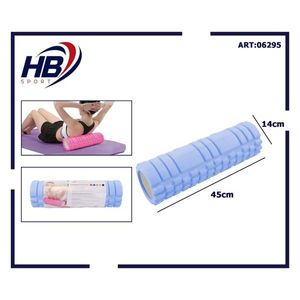 Rouleaux en mousse classiques bleus pour yoga, 45x14CM - Product Image 1