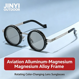 <b>Sunglasses</b> Stepless Adjustable Beach Eyewear Featuring Magnetic Metal Adjustable <b>Sunglasses</b> - Product Image 6