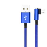 Kabel Pengisi Daya USB GL Custom Mold Model W 1M 1.5M 2M Kabel Kain Nylon Kepang Aluminium Konduktor Lengkung 3A Pengisian Cepat IOS Micro