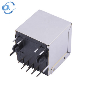 Dọc DIP Ethernet Socket 52A Với LED T Nữ Mạng <span class=keywords><strong>Jack</strong></span> <span class=keywords><strong>RJ45</strong></span> Kết Nối - Product Image 2