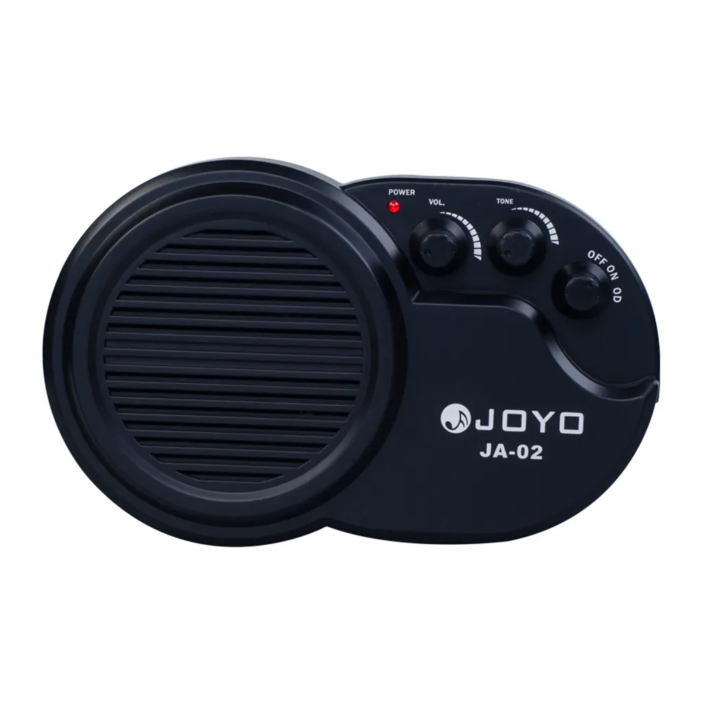 JOYO JA-02 왜곡 효과 3.5mm 이어폰 잭 베이스 기타 앰프 휴대용 전기 미니 앰프 스피커