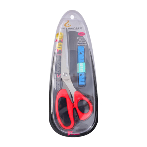 9.5" Plastic Grips Stainless Steel <b>Sewing</b> Fabric Cutting Scissors setsewing scissors <b>set</b> - Product Image 3