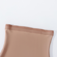 En gros Culotte gainante taille haute grande taille avec bande antidérapante amincissante