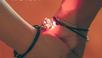 Bracelet d'interaction pour meilleurs amis, couple, induction de la main dans la main, lumineux, intelligent, pendentif lumineux, bracelet intelligent