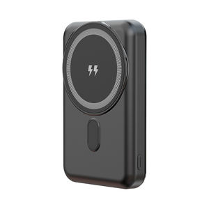 โลโก้การปรับแต่งขายร้อน 10000mah ธนาคารพลังงานแม่เหล็กไร้สายแบบพก<span class=keywords><strong>พา</strong></span>พร้อมขาตั้งสําหรับ Iphone - Product Image 1