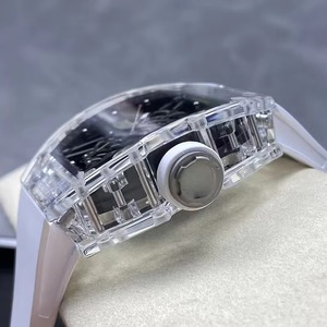Couture Fashion Style Crystalline Sapphire Case <b>Skeleton</b> Hollow Dial <b>Automatic</b> Self-Winding Mens Luxury <b>Watch</b> Waterproof Sport - Product Image 4