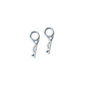 DIN11024 galvanized steel & stainless steel 304 A2 double coil spring R cotter pin