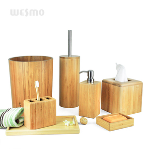 Ensemble <span class=keywords><strong>de</strong></span> <span class=keywords><strong>salle</strong></span> <span class=keywords><strong>de</strong></span> <span class=keywords><strong>bain</strong></span> en <span class=keywords><strong>bambou</strong></span> rond, accessoires décoratifs traditionnels pour <span class=keywords><strong>salle</strong></span> <span class=keywords><strong>de</strong></span> <span class=keywords><strong>bain</strong></span>, carbonisation foncée - Product Image 2