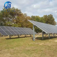 Sistema di Montaggio a Terra per Pannelli Solari a Colonna Singola, Struttura di Fondazione Sicura e Anticorrosione, Installazione Economica