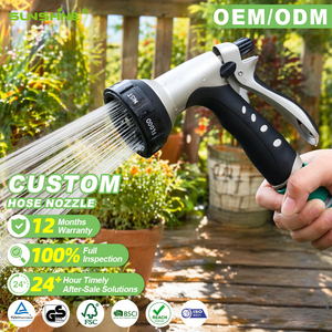Boquilla de Manguera de Jardín de Aleación de Zinc de Alta Resistencia SUNSHINE - Pistola de Agua con Gatillo Trasero de 7 Patrones <span class=keywords><strong>para</strong></span> el Cuidado de Plantas y el Baño de Mascotas - Product Image 3