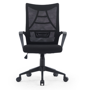 Prix d'usine Chaise de bureau ergonomique en maille avec support lombaire réglable et pivotant à dossier haut - Product Image 3