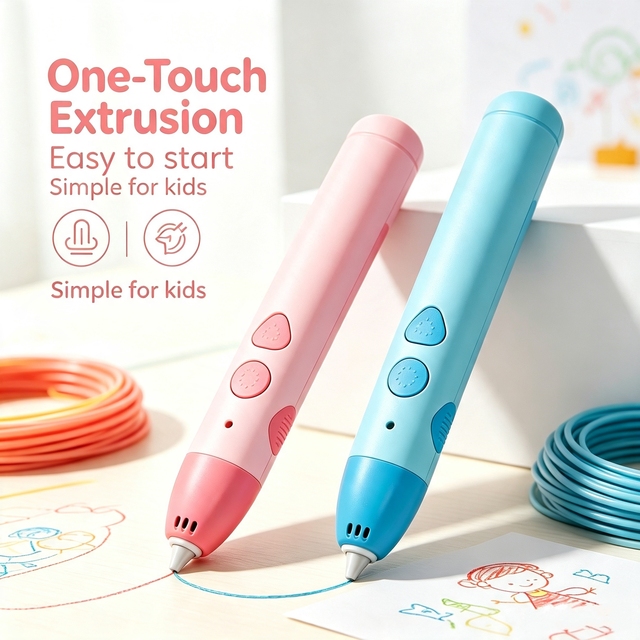 OEM Manufacturer 3d Pcl Filament Low Temperature Recharge 3d Pen Drawing Kit for Kids Set Wireless