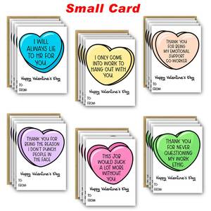 Carte de vœux amusante pour la Saint-Valentin en gros pour elle - Design amusant de cœur en bonbons, carte en carton humoristique vierge personnalisable - Product Image 5