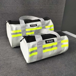 Tool Bag With Reflective Stripes Durable Zipper Closure Portable Storage For Work Use 7 Inch - Product Image 1