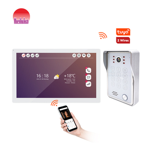 Tốt nhất bán 1080p Thông minh tuya IP Video intercom chuông cửa máy ảnh WIFI video cửa điện thoại 2 dây intercom hệ thống - Product Image 1