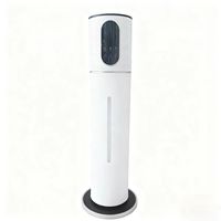 Humidificateur vertical ultrasonique électrique grande capacité 7L, télécommande tactile, plastique, usage hôtelier et domestique, vente en gros d'usine