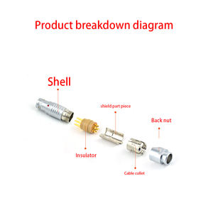 BEXKOM, fabricación de pruebas de <span class=keywords><strong>transporte</strong></span>, máquina de belleza Dental médica, conector impermeable Circular de Metal Push-pull - Product Image 3