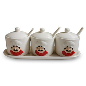 Taza de huevo de dolomita con diseño de Chef, soporte para <span class=keywords><strong>huevos</strong></span> de cocina, de cerámica, para pintar a mano - Product Image 2