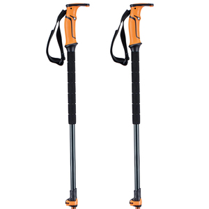 Bastones <span class=keywords><strong>de</strong></span> <span class=keywords><strong>Esquí</strong></span> <span class=keywords><strong>de</strong></span> Fibra <span class=keywords><strong>de</strong></span> Carbono y Aluminio 7075 <span class=keywords><strong>de</strong></span> Longitud Fija, Empuñadura con Raspador, Punta <span class=keywords><strong>de</strong></span> Carburo, 145 cm, para <span class=keywords><strong>Esquí</strong></span> Alpino y <span class=keywords><strong>de</strong></span> Montaña - Product Image 3