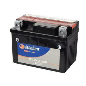 Nueva Batería de Motocicleta Tecinium BTX4L-BS 12V 3Ah de Plomo-Ácido, Corriente de Arranque de 250A, Compatible con Yamaha YTX4L-BS - Product Image 1