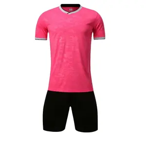 Hochwertiges Polyester material Günstig Akzeptieren Benutzer definierte Fußball uniform Männer Set Schiedsrichter Uniform Fußball - Product Image 1