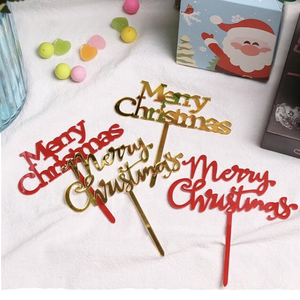 ที่ตัดเค้กพลาสติกทำจากอะคริลิครูปเค้กสุขสันต์วันเกิดเครื่องมือทำฟองดองสำหรับแม่พิมพ์อบเค้กและตกแต่งเค้ก - Product Image 4