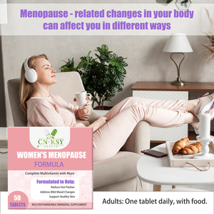 Menopause-Tabletten für Frauen Multivitamin-Formel Unterstützt die Knochengesundheit Ganzheitliche Frauengesundheit für Tägliches Wohlbefinden Stimmungsausgleich - Product Image 6