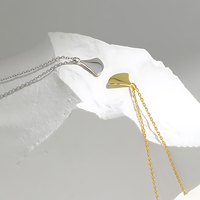 Colliers pendentifs en or 18 carats pour femmes, chaînes en argent sterling 925, colliers de mode, bijoux personnalisés, vente en gros